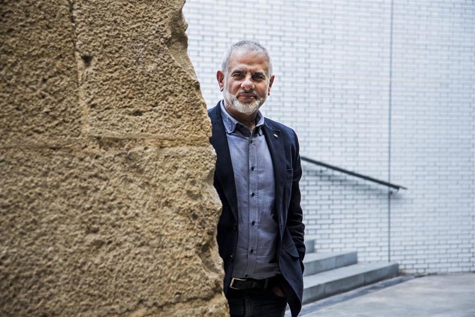 El presidente de Cs en el Parlament, Carlos Carrizosa, en una entrevista de Europa Press.
