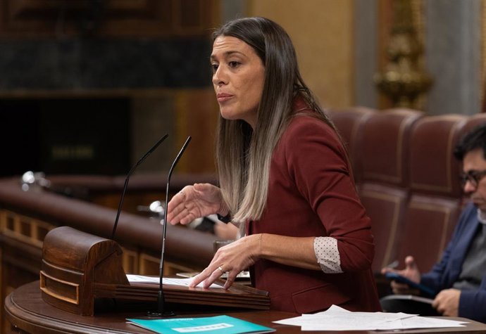 La portaveu de Junts al Congrés, Miriam Nogueras, intervé durant un ple al Congrés dels Diputats, a 20 de desembre de 2023, a Madrid (Espanya). 