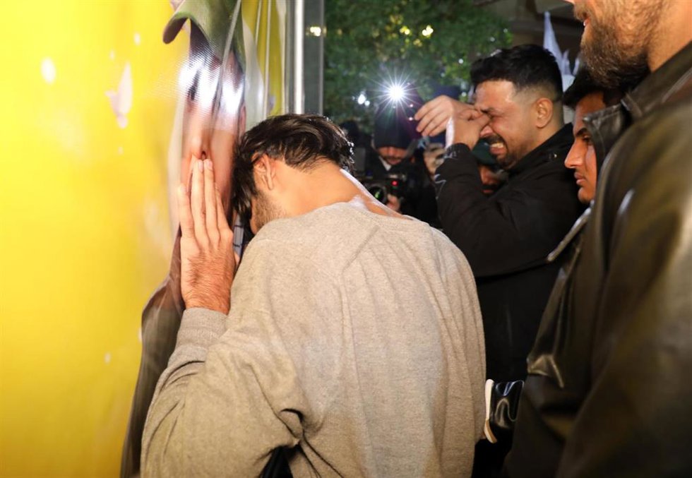 Funeral por milicianos de las Fuerzas de Movilización Popular