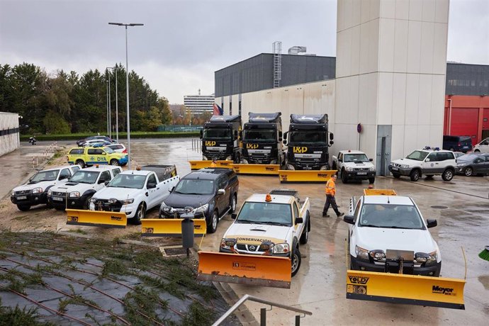 Pamplona preactiva el Plan de actuación ante nevadas ante posibles precipitaciones de nieve en los próximos días