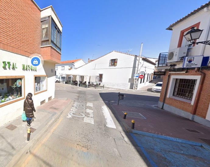 Calle de Daganzo donde se produjo la agresión sexual.