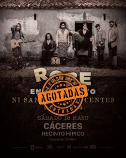 Robe Iniesta baraja un segundo concierto en Cáceres o la ampliación del aforo para sacar más entradas a la venta
