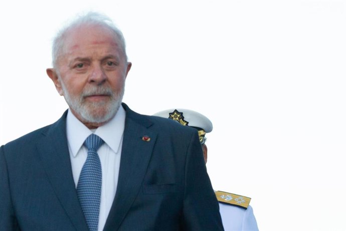 Luiz Inácio Lula da Silva, presidente de Brasil.
