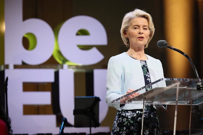La presidenta de la Comisión Europea, Ursula von der Leyen