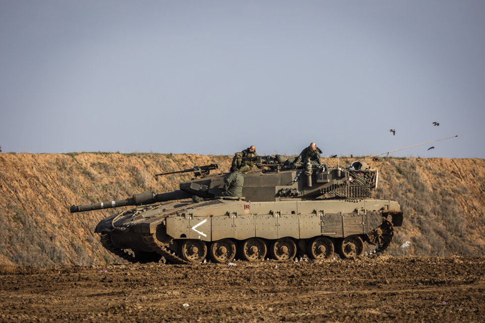 Tanque israelí