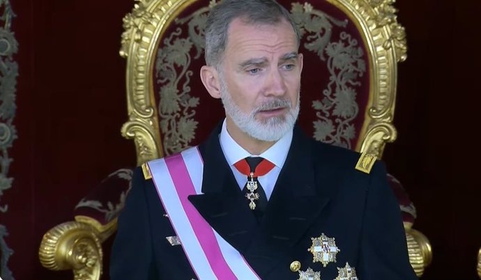 Discurs del Rei en l'acte de la Pasqua Militar el 6 de gener de 2024, a Madrid