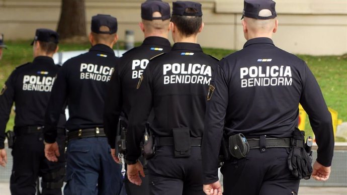 Agentes de la Policía Local de Benidorm