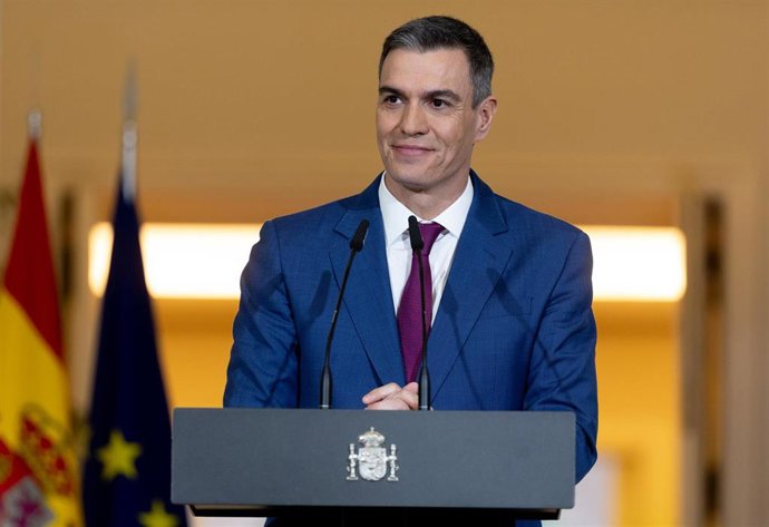 El presidente del Gobierno, Pedro Sánchez