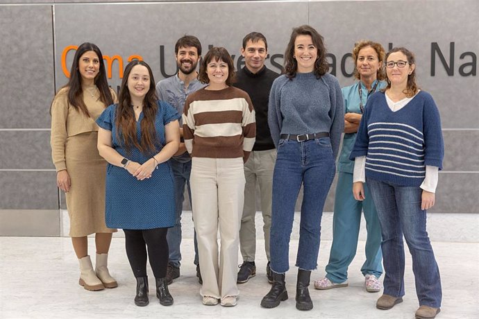 Asier Ullate, Carolina Barreda, Giula Copiello, Xabier Aranguren, Paula Barlabé, Gloria Abizanda y Elena Iglesias