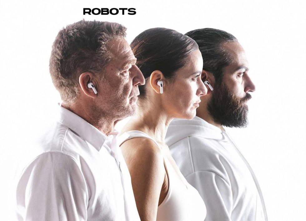 Cartel con los protagonistas de Robots