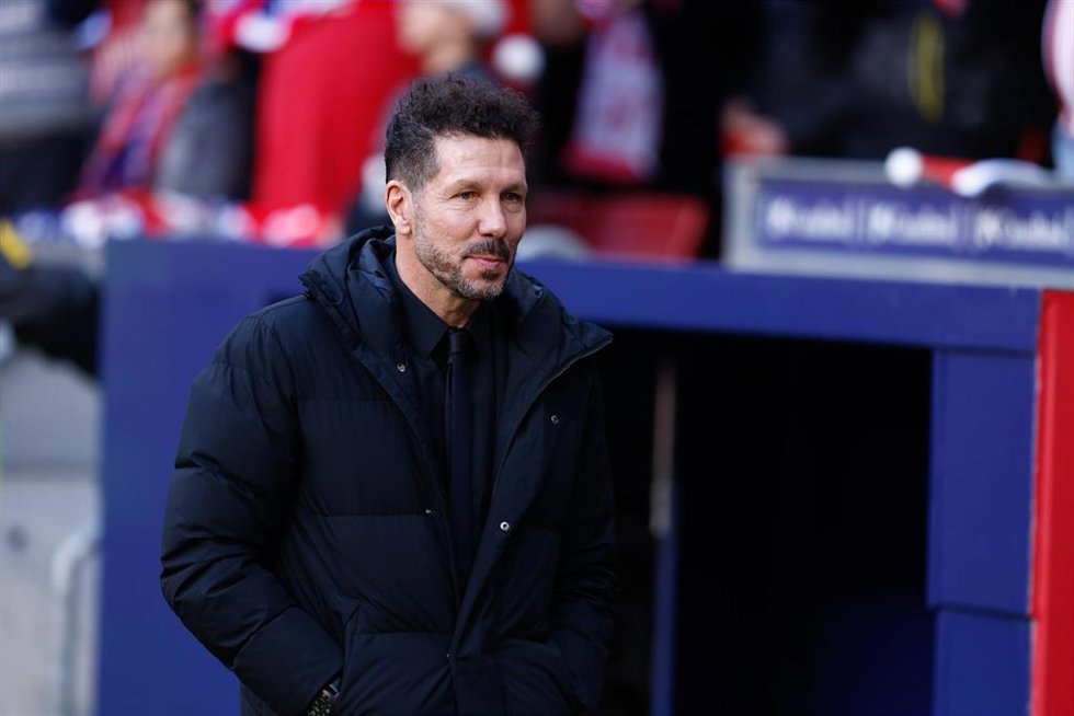 Diego Pablo Simeone, entrenador del Atlético de Madrid