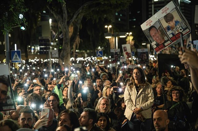 Archivo - Protesta en Tel Aviv, Israel.