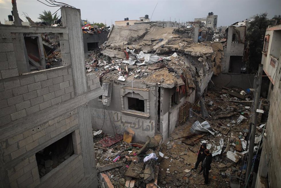 Campamento de refugiados de Al-Maghazi, en la Franja de Gaza.