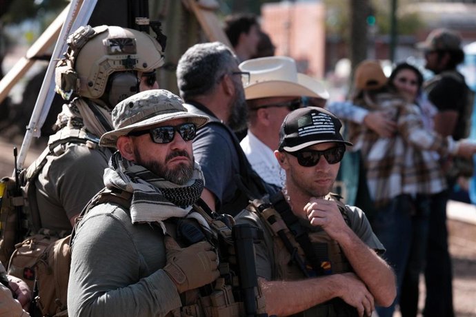 Archivo - Manifestación de partidarios de la posesión de armas en Phoenix (Arizona) 