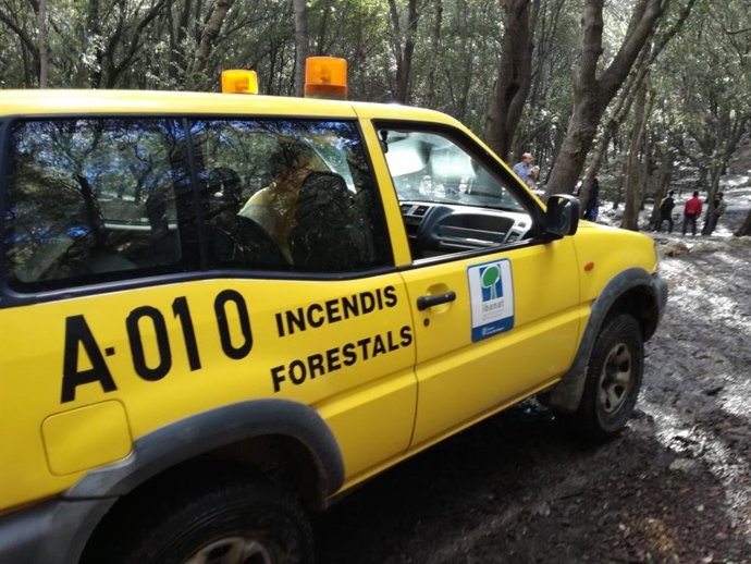 Archivo - Coche del Ibanat, incendios forestales, instituto balear de la naturaleza, recurso