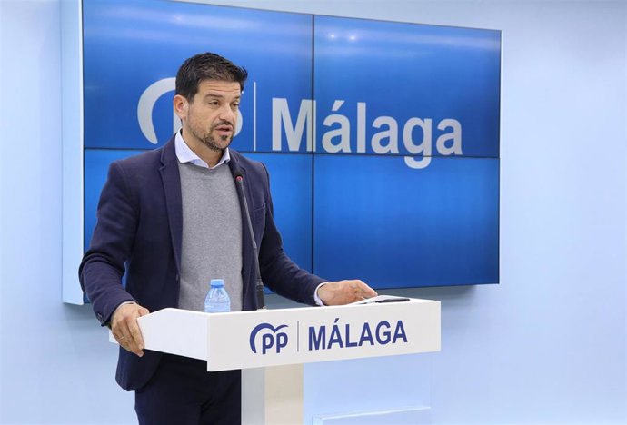 El coordinador general del PP de Málaga, Cristóbal Ortega, en una imagen de archivo 