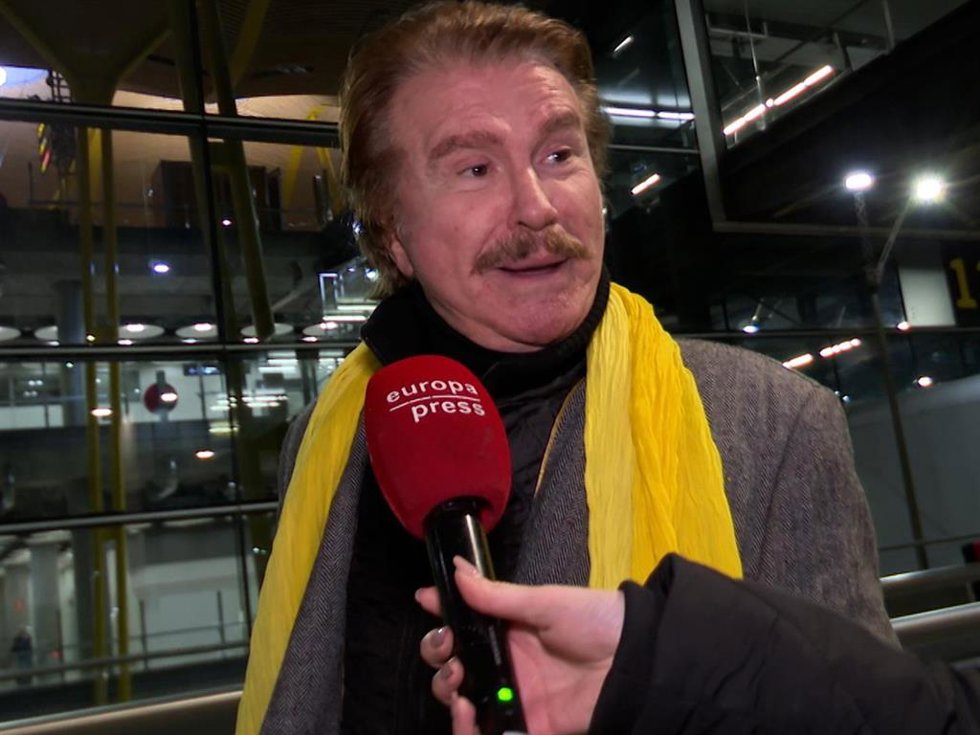EDMUNDO ARROCET LLEGA A MADRID TRAS LAS VACACIONES DE NAVIDAD