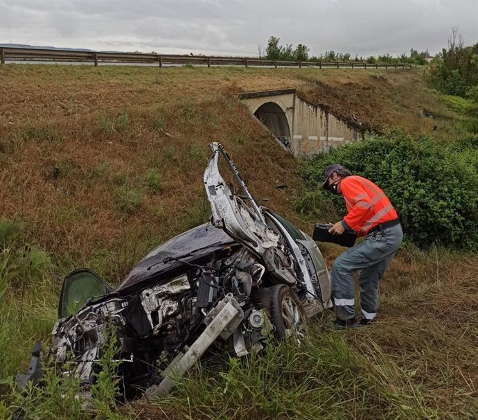 Archivo - Imagen de archivo de una salida de vía 