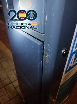 Parquímetro forzado.