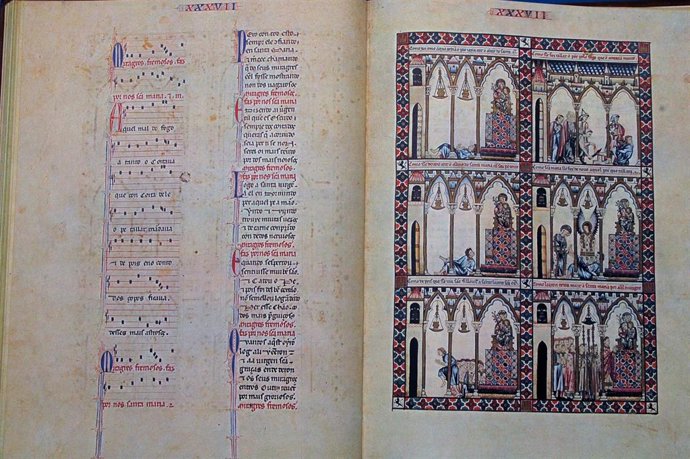 Archivo - Cantiga de Santa María de Alfonso X el Sabio.