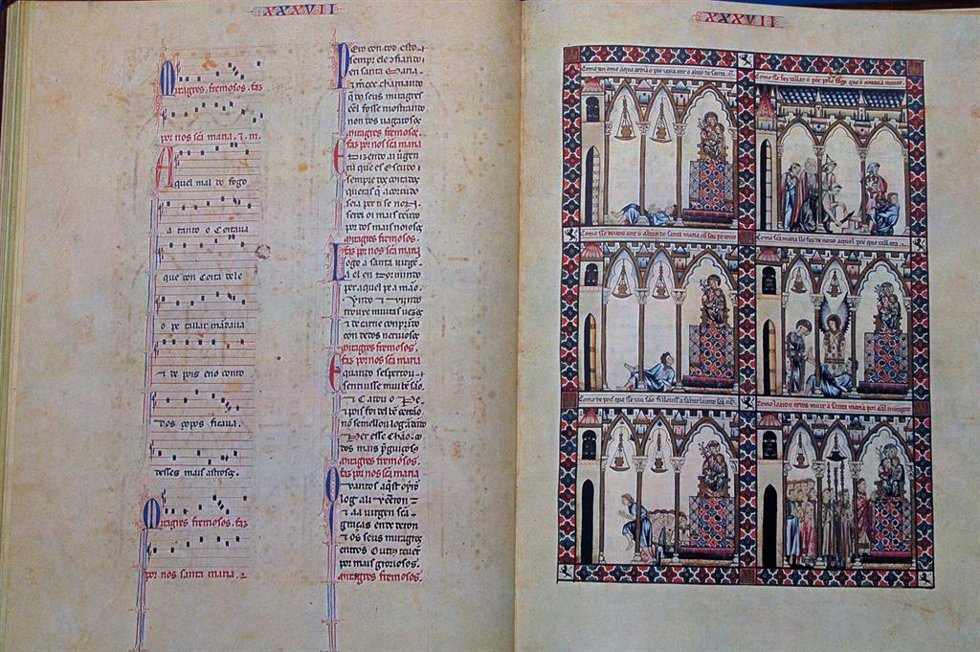 Archivo - Cantiga de Santa María de Alfonso X el Sabio.