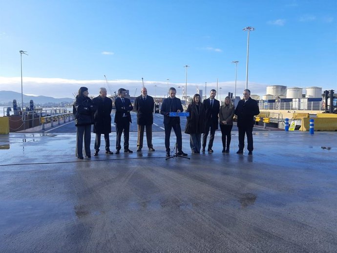 Acto de presentación de las ayudas del fondo UE de adaptación al Brexit conseguidas por el puerto de Santander