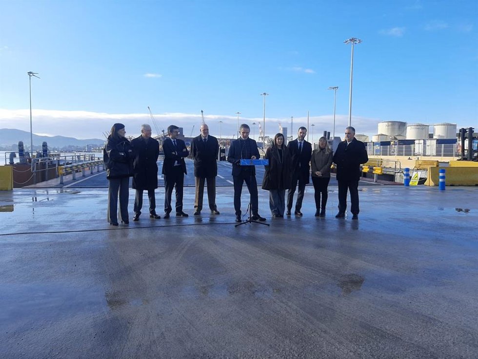 Acto de presentación de las ayudas del fondo UE de adaptación al Brexit conseguidas por el puerto de Santander