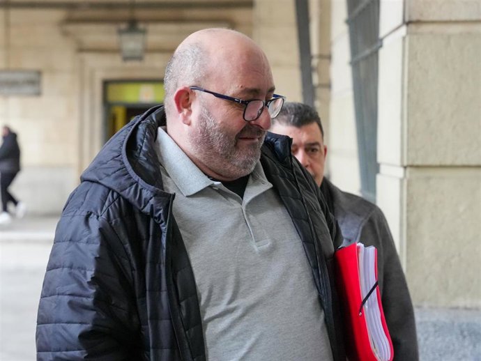 Juan Francisco Trujillo a su llegada a la Audiencia de Sevilla