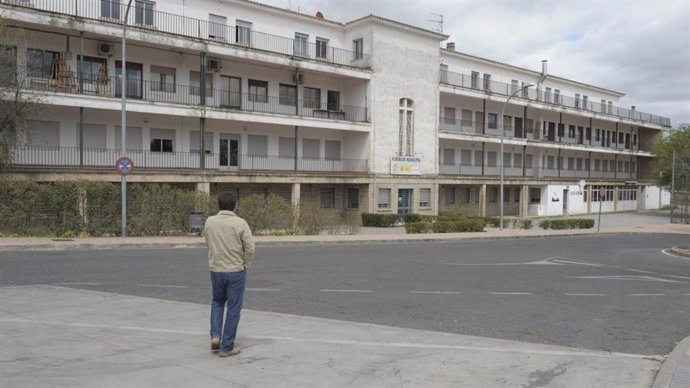 Albergue municipal de Cáceres que funciona como centro para personas sin hogar desde el pasado 1 de enero