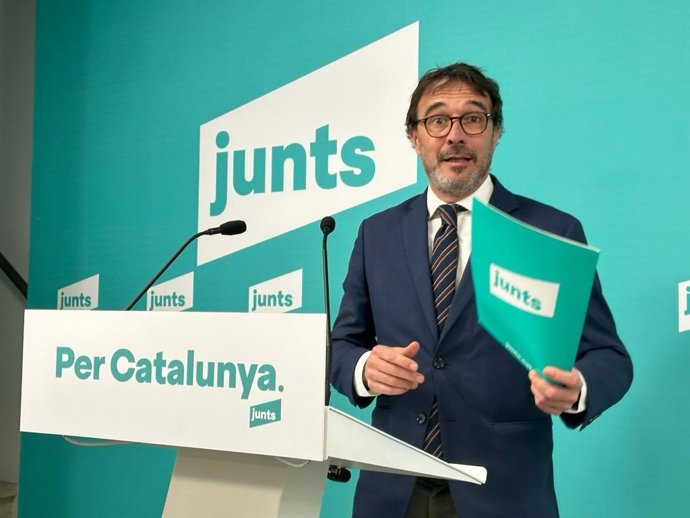 El portaveu de Junts, Josep Rius