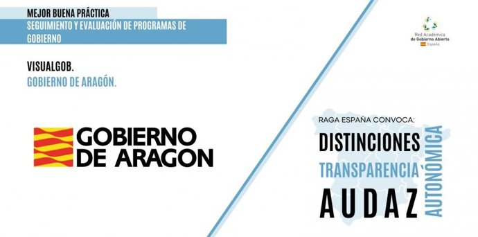 Aragón ha recogido el reconocimiento por sus buenas prácticas en transparencia y accesibilidad universal.