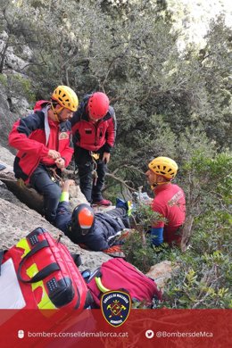 Rescate de un hombre en Caimari