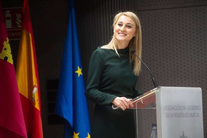 La nueva delegada del Gobierno en la Región de Murcia, Mariola Guevara, toma posesión de su cargo