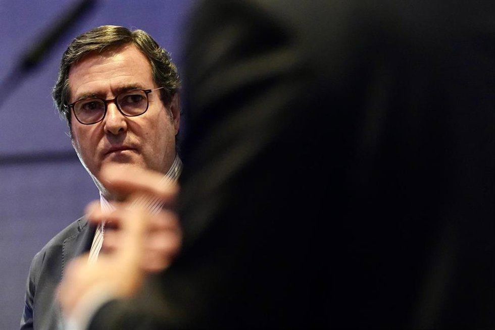 El presidente de la CEOE, Antonio Garamendi