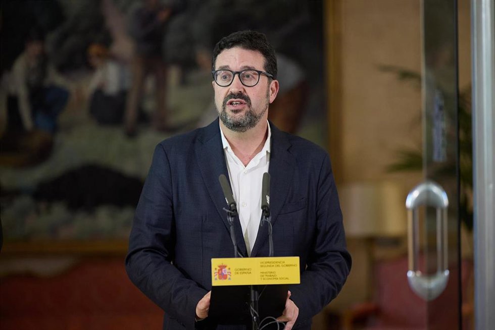 El secretario de Estado de Trabajo, Joaquín Pérez Rey.