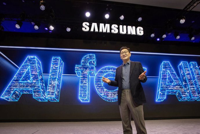 Presentación de Samsung en CES 2024, centrada en las novedades de IA