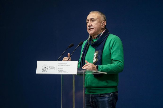 Archivo - El secretario general de UGT, Pepe Álvarez.