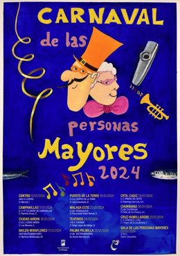 El Carnaval de las Personas Mayores llega a los once distritos de Málaga con fiestas y concursos de disfraces