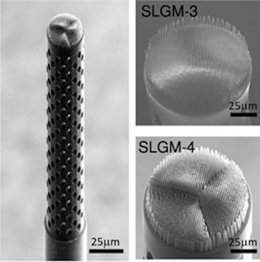 Reproducción esquemática de los avances de la investigación, con una representación de los metaátomos
