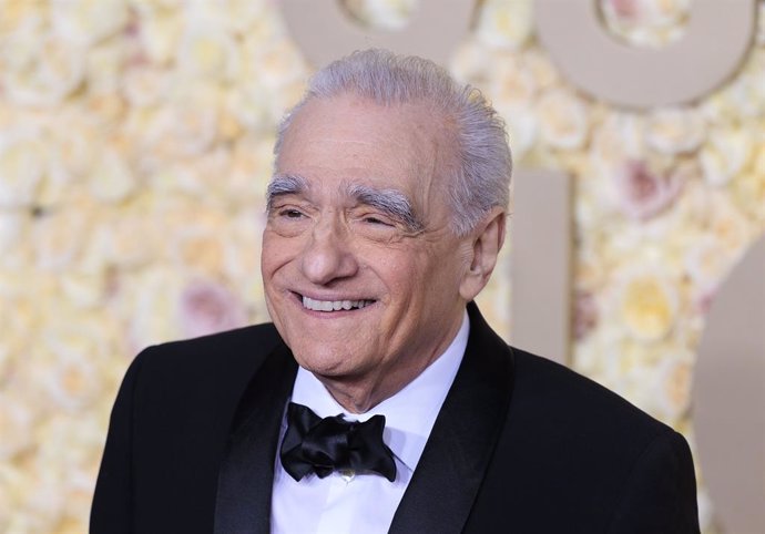 Martin Scorsese en la gala de los Globos de Oro 2024
