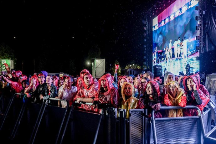 Archivo - Ambiente durante el festival del Coca Cola Music Experience 2023 