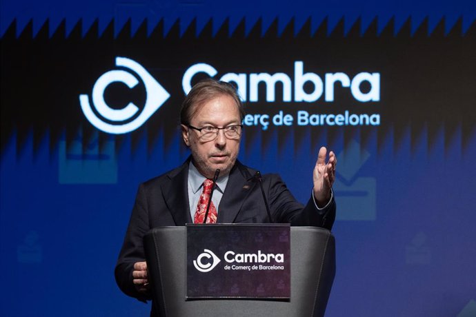 Archivo - El president de la Cambra de Barcelona, Josep Santacreu