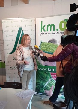 La presidenta de Asaja, Rosa Pruna.