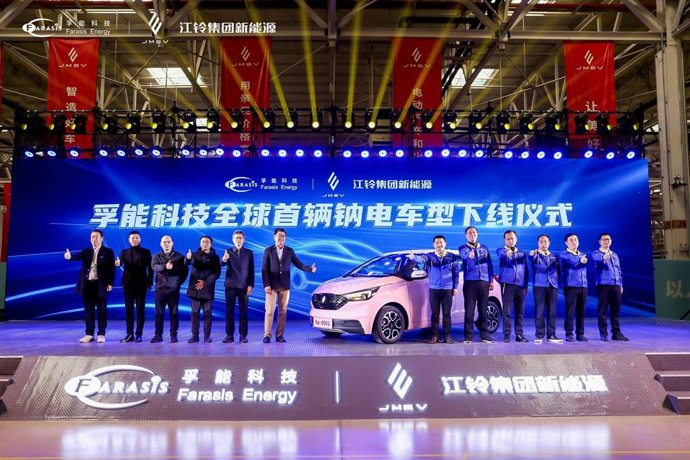 The world's first EV powered by Farasis Energys sodium-ion batteries rolls off the production line