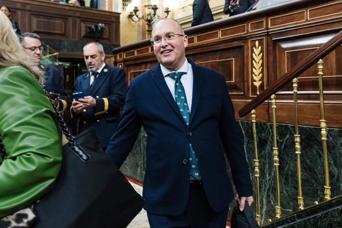 El portavoz del PP en el Congreso, Miguel Tellado.