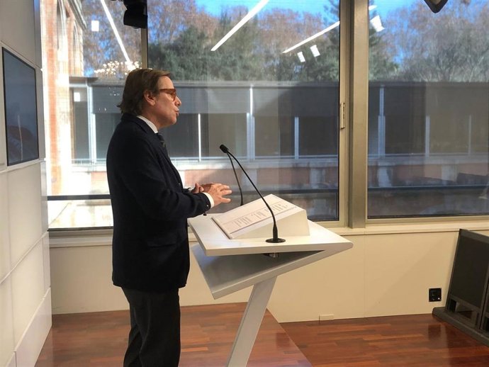 El portavoz de Vox en el Parlament, Joan Garriga