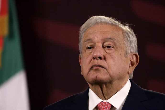 Andrés Manuel López Obrador, presidente de México, comparece en rueda de prensa
