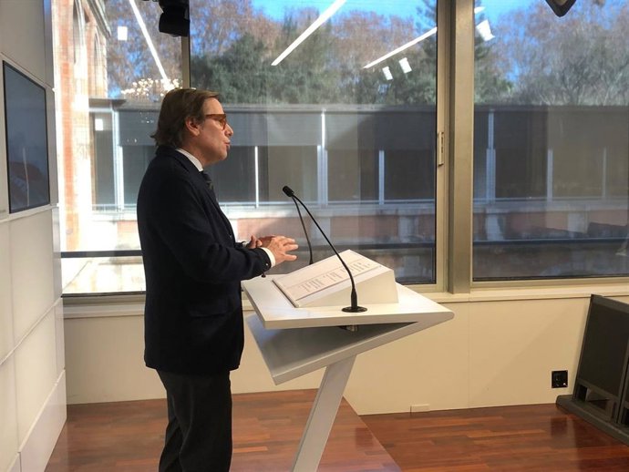 El portaveu de Vox al Parlament, Joan Garriga