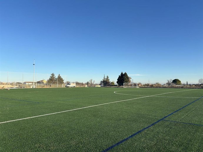 Campo de fútbol de césped artificial de la SD Tarazona.