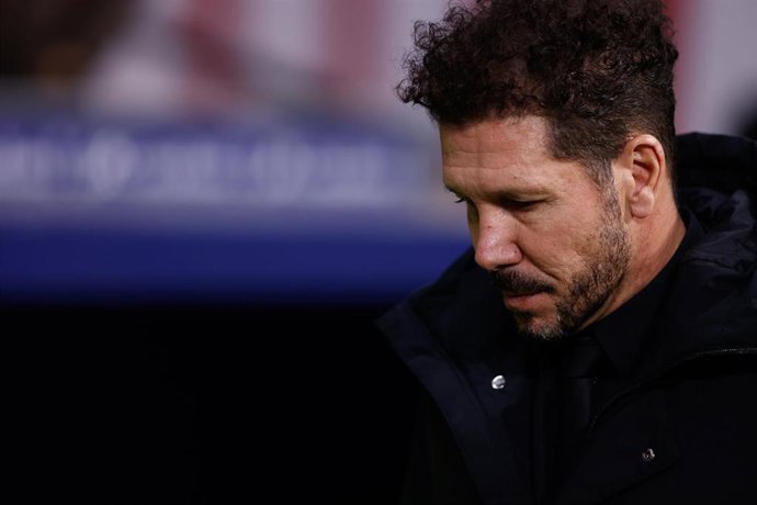 Diego Pablo Simeone, entrenador del Atlético de Madrid